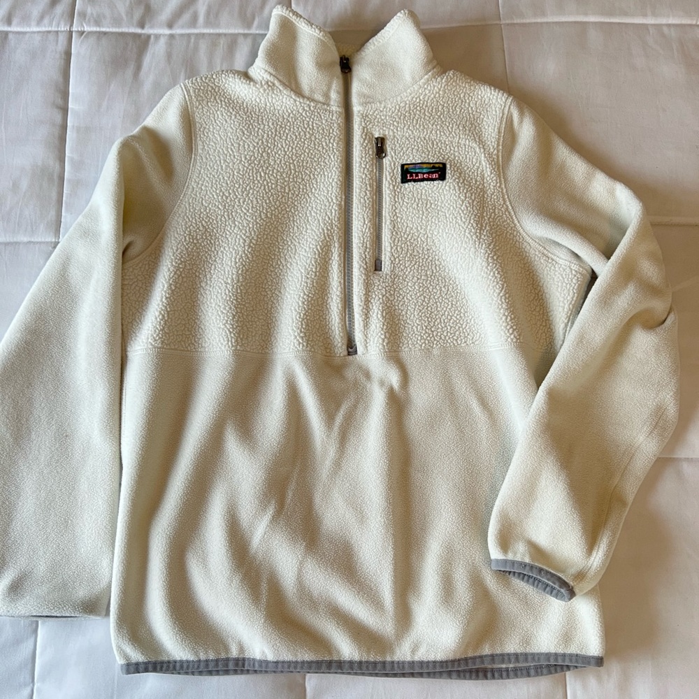 L.L.Bean Polartec Half Zip Fleece Pullover